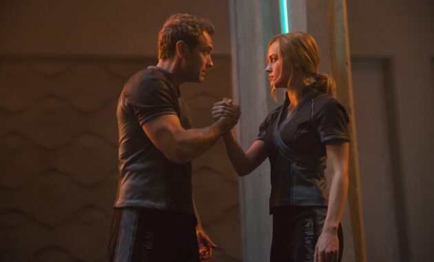 Captain Marvel : photo, Jude Law, Brie Larson