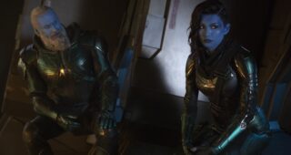 Captain Marvel : photo, Rune Temte, Gemma Chan