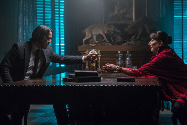 John Wick 3 : Parabellum : Photo Keanu Reeves, Anjelica Huston