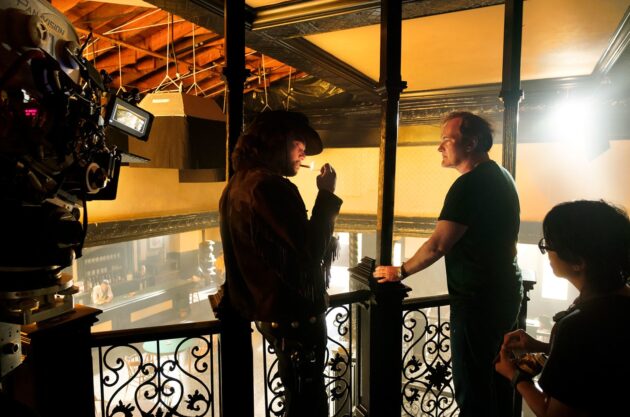 Photo Leonardo DiCaprio, Quentin Tarantino
