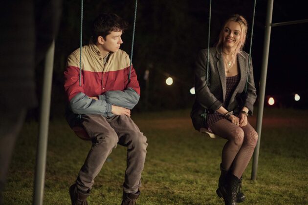 photo, Asa Butterfield, Emma Mackey