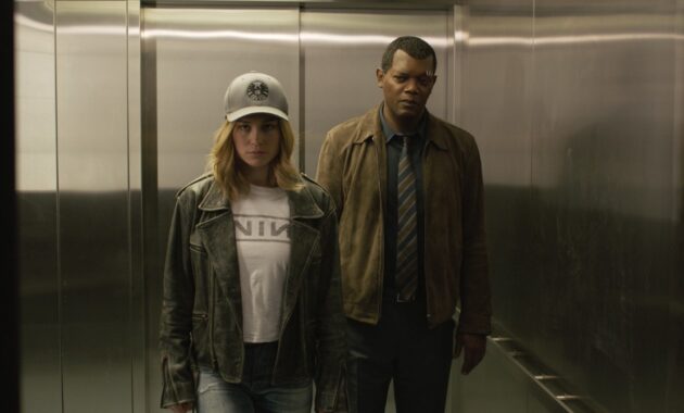 Captain Marvel : photo, Samuel L. Jackson, Brie Larson