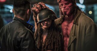 Hellboy : photo, David Harbour, Sasha Lane