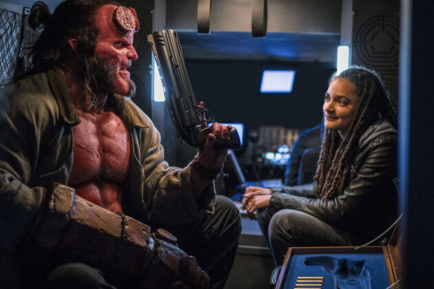 photo, David Harbour, Sasha Lane