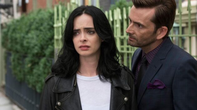 photo, David Tennant, Krysten Ritter
