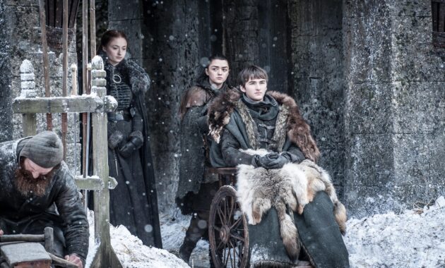 Game Of Thrones : photo, Isaac Hempstead Wright, Maisie Williams
