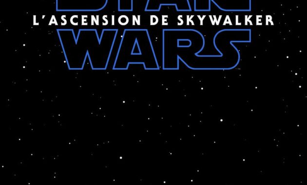 Star Wars : L'ascension de Skywalker : Affiche française