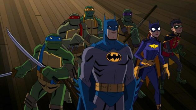 photo Batman vs TMNT