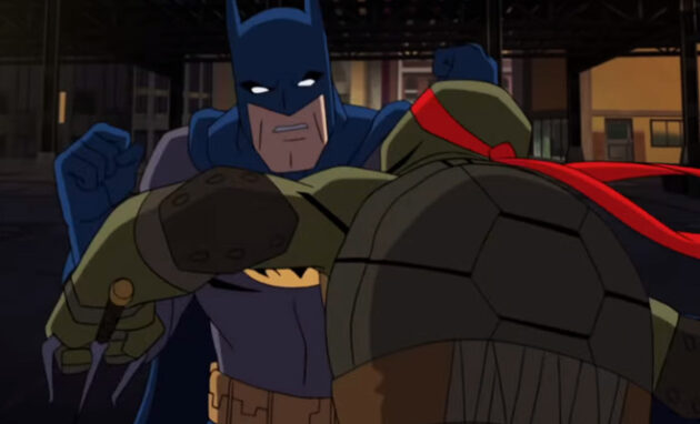 photo Batman vs TMNT