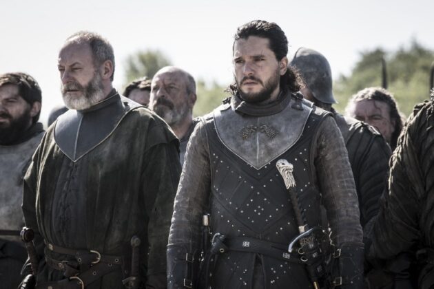 Photo Liam Cunningham, Kit Harington