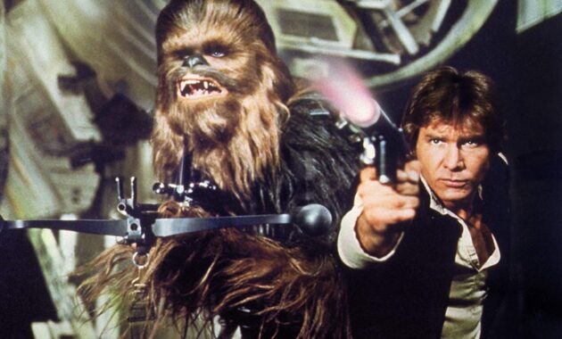Peter Mayhew : photo, Star Wars : Episode IV - Un nouvel espoir, Harrison Ford