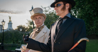 Good Omens : photo, Michael Sheen, David Tennant