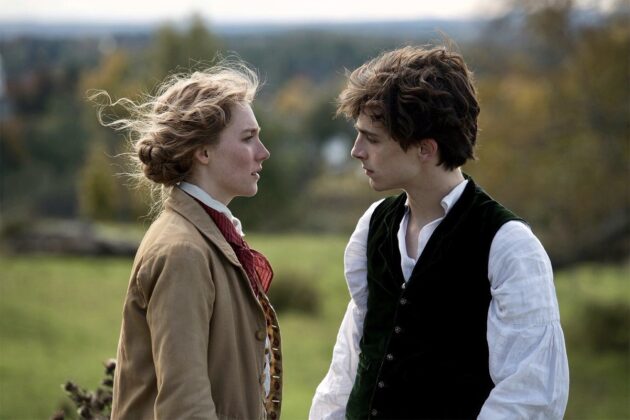Les Quatre filles du docteur March : Photo Saoirse Ronan, Timothée Chalamet