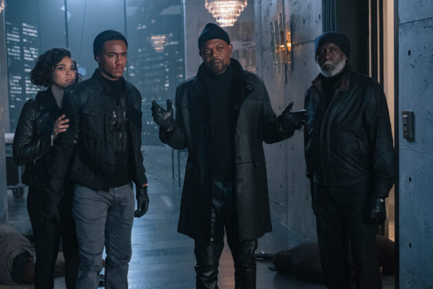 photo, Samuel L. Jackson, Richard Roundtree, Jessie Usher, Alexandra Shipp