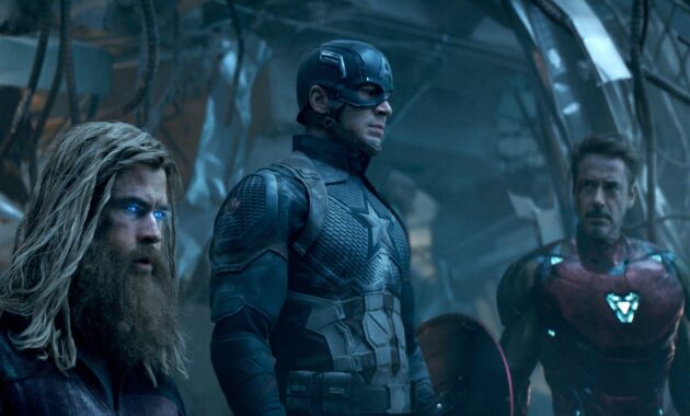 Avengers : Endgame : photo, Robert Downey Jr., Chris Evans, Chris Hemsworth