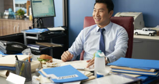 Simu Liu : photo, Kim's Convenience