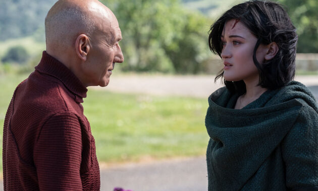 Star Trek : Picard : Photo Patrick Stewart, Isa Briones