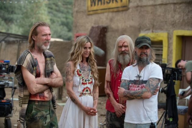 photo, Sheri Moon Zombie, Rob Zombie, Sid Haig, Bill Moseley, Richard Brake