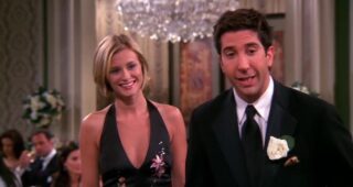 Friends : photo, Bonnie Somerville, David Schwimmer