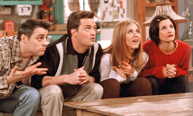 Friends : photo, Courteney Cox, Matthew Perry, Jennifer Aniston, Matt LeBlanc