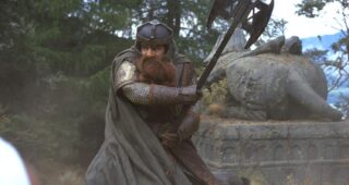 Le Seigneur des Anneaux : La Communauté de l'Anneau : photo, John Rhys-Davies