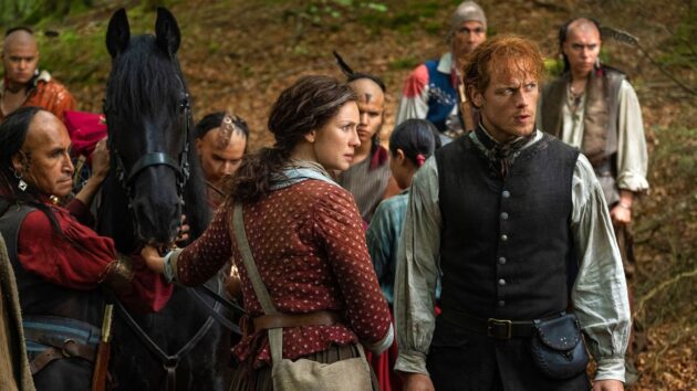 photo, Caitriona Balfe, Sam Heughan