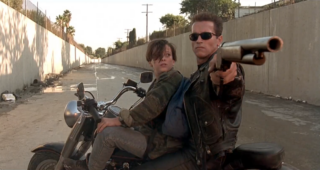 Terminator 2 : Le Jugement dernier : Edward Furlong, Arnold Schwarzenegger
