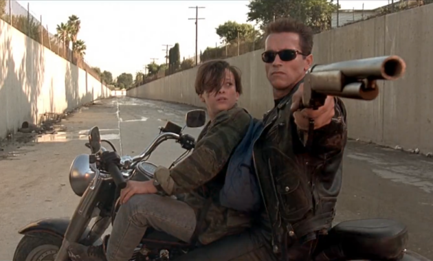 Terminator 2 : Le Jugement dernier : Edward Furlong, Arnold Schwarzenegger