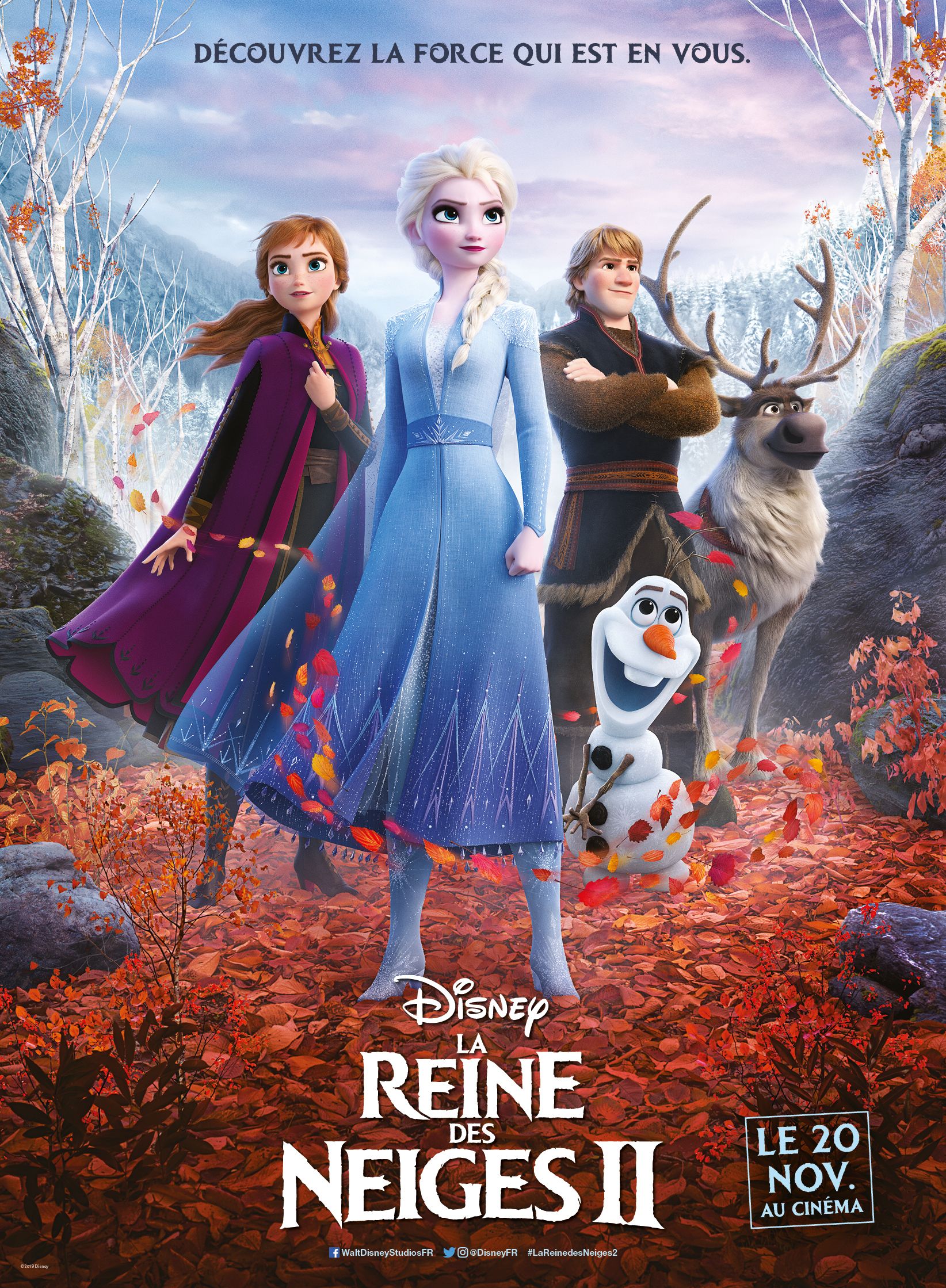 La Reine des neiges 2 : Affiche officielle