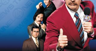 Présentateur vedette : La Légende de Ron Burgundy : Affiche officielle