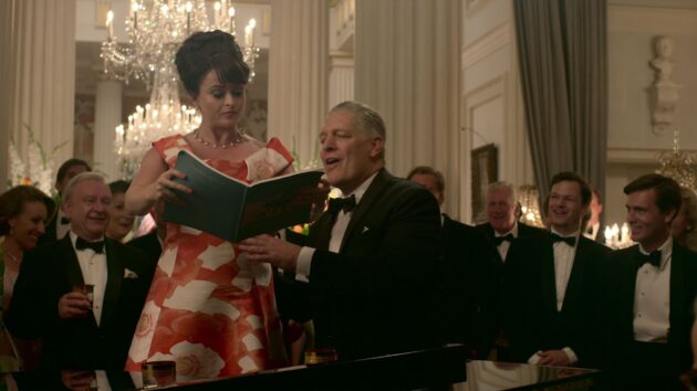 The Crown saison 3 : Photo Helena Bonham Carter, Clancy Brown