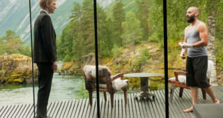 Ex Machina : photo, Oscar Isaac, Domhnall Gleeson
