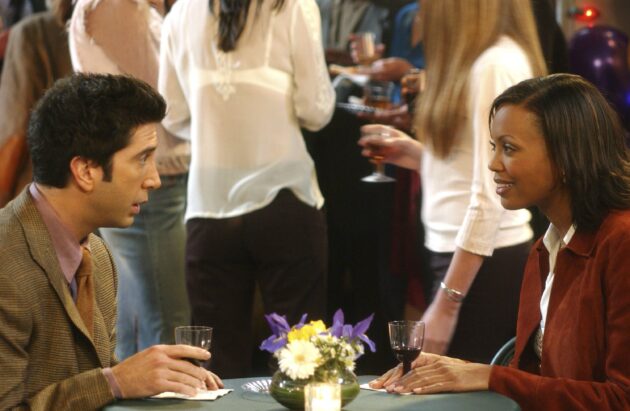photo, Aisha Tyler, David Schwimmer
