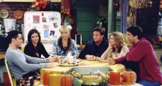 Friends : photo, Courteney Cox, Lisa Kudrow, Matthew Perry