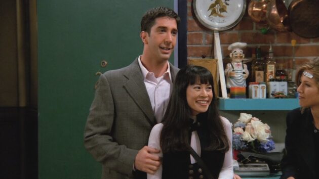 photo, David F. Schwartz, David Schwimmer, Lauren Tom
