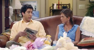 Friends : photo, David Schwimmer, Jennifer Aniston