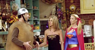 Friends : photo, David Schwimmer, Jennifer Aniston, Lisa Kudrow