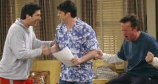 Friends : photo, David Schwimmer, Matthew Perry
