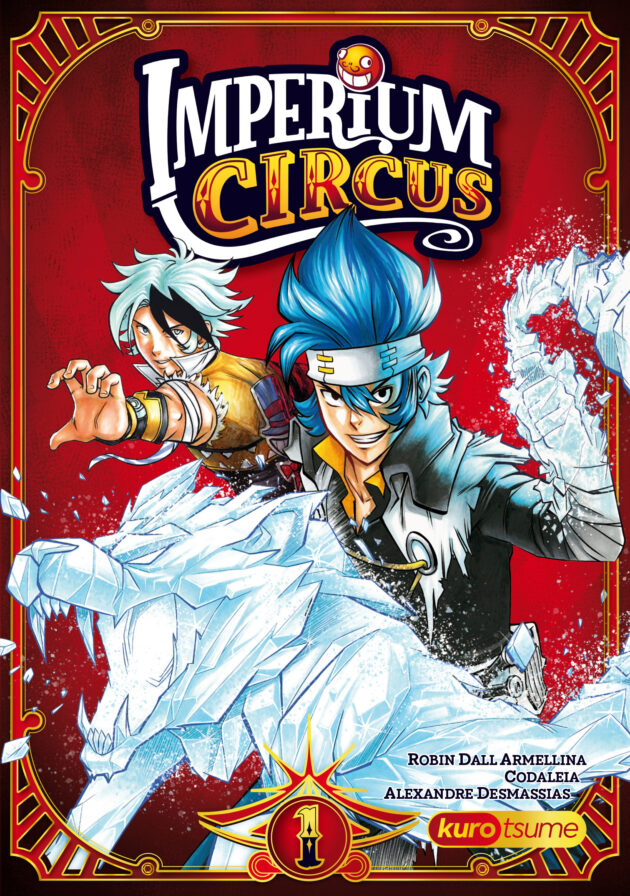 Couverture Imperium Circus, Alexandre Desmassias, Codeleia, Robin Dall Armellina