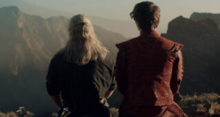 The Witcher : photo, Henry Cavill, Joey Batey