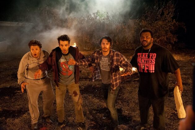 Photo Seth Rogen, Jay Baruchel, James Franco, Craig Robinson