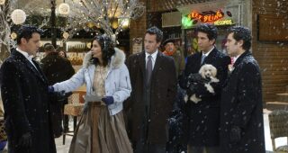 Friends : photo, Courteney Cox, David Schwimmer, Matthew Perry, Matt LeBlanc
