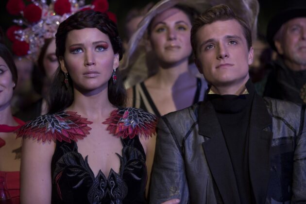 photo, Josh Hutcherson, Jennifer Lawrence
