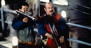 Super Mario bros : photo, Bob Hoskins, John Leguizamo