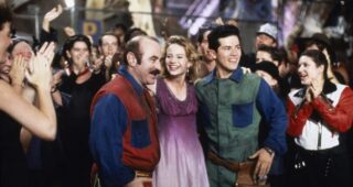 Super Mario bros : photo, Samantha Mathis, Bob Hoskins, John Leguizamo