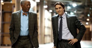 The Dark Knight Rises : photo, Christian Bale, Morgan Freeman