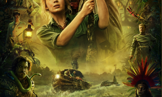 Jungle Cruise : photo, Emily Blunt, Dwayne Johnson affiche