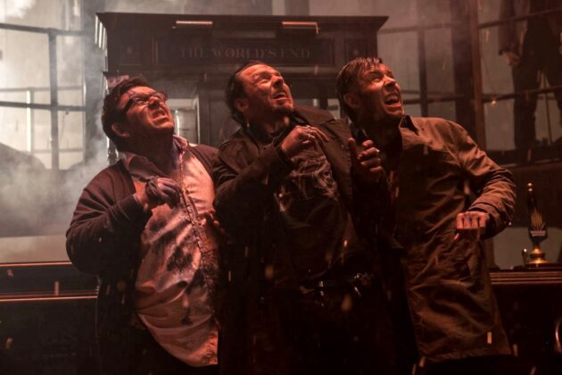 photo, Simon Pegg, Nick Frost, Paddy Considine