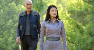 Star Trek : Picard : photo, Isa Briones, Patrick Stewart