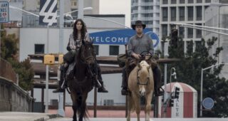 The Walking Dead : photo, Josh McDermitt, Eleanor Matsuura